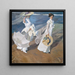 Promenad vid havskanten - Joaquín Sorolla — inramlat konstverk på väggen