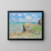 Reproduktion av målningen Promenad på klippkanten, Pourville av Claude Monet