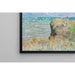 Reproduktion av målningen Promenad på klippkanten, Pourville av Claude Monet