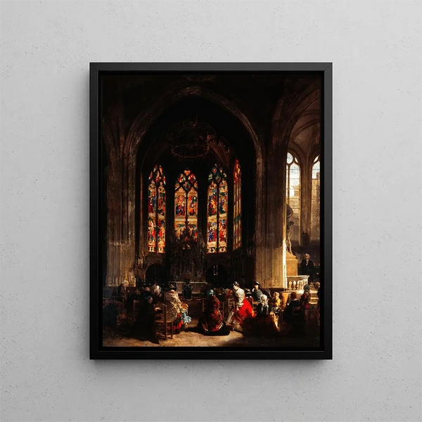 Prosper Lafaye - La chapelle de la Vierge lglise SaintGervaisSaintProtais.webp