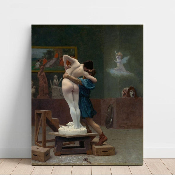 Reproduktion av målningen Pygmalion och Galatea - Jean-Léon Gérôme
