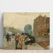 Reproduktion av målningen Quai Saint Michel - Childe Hassam