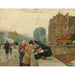 Reproduktion av målningen Quai Saint Michel - Childe Hassam