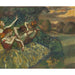 Reproduktion av målningen av fyra dansare - Edgar Degas