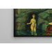 Reproduktion av målningen Quellnymphe von Faunen belauscht - Franz von Stuck