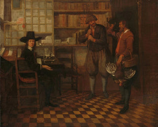 Quirijn Van Brekelenkam - The Tenant Farmers Rent.webp