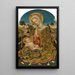 Vierge à l'Enfant - Quirizio di Giovanni da Murano — inramlat konstverk på väggen