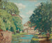 Sentier de halage au bord du canal à New Hope - Rae Sloan Bredin — vy av konstverket