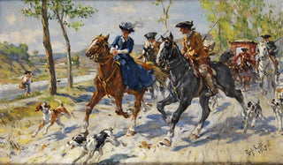 Raffaello Sorbi - Der Ausritt.webp