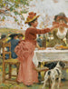 Fêtes dans la campagne - Raffaello Sorbi — vy av konstverket