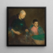 Raffinage de l'huile - Charles Webster Hawthorne — inramlat konstverk på väggen