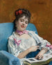 Album de famille d'Aline - Raimundo de Madrazo y Garreta — vy av konstverket