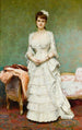 Före balen - Raimundo de Madrazo y Garreta — vy av konstverket