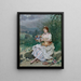 Le Bouquet de fleurs - Raimundo de Madrazo y Garreta — inramlat konstverk på väggen