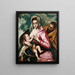 Sainte Famille - Raimundo de Madrazo y Garreta — inramlat konstverk på väggen