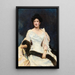 Porträtt av en dam - Raimundo de Madrazo y Garreta — inramlat konstverk på väggen