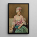 Portrait d'Aline Mason - Raimundo de Madrazo y Garreta — inramlat konstverk på väggen