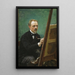 Portrait de Federico de Madrazo peignant - Raimundo de Madrazo y Garreta — inramlat konstverk på väggen