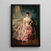 Portrait d'une dame - Raimundo de Madrazo y Garreta — inramlat konstverk på väggen
