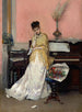 Rêverie La Lettre - Raimundo de Madrazo y Garreta — vy av konstverket