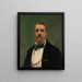 Samuel P. Avery 1822-1904 - Raimundo de Madrazo y Garreta — inramlat konstverk på väggen