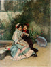 La Lettre - Raimundo de Madrazo y Garreta — vy av konstverket