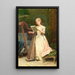 La répétition - Raimundo de Madrazo y Garreta — inramlat konstverk på väggen