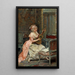 kvinna med gitarr - Raimundo de Madrazo y Garreta — vy av konstverket