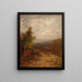 ovanför molnen - Ralph Albert Blakelock — inramlat konstverk på väggen