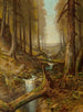 inomhus av skogen - Ralph Albert Blakelock — vy av konstverket