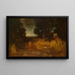 Dans av andar: Livets vision - Ralph Albert Blakelock — inramlat konstverk på väggen