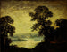 indianläger i månljus - Ralph Albert Blakelock — vy av konstverket