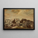 Cabanes, Seventh Avenue och Fifty-Fifth Street - Ralph Albert Blakelock — inramlat konstverk på väggen