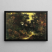 Ruisseau forestier - Ralph Albert Blakelock — inramlat konstverk på väggen
