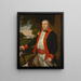 Capitaine John Pratt 1753-1824 - Ralph Earl — inramlat konstverk på väggen