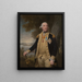 Major-général Friedrich Wilhelm Augustus Baron von Steuben 1730-1794 - Ralph Earl — inramlat konstverk på väggen