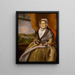 Mme Joseph Wright - Ralph Earl — inramlat konstverk på väggen