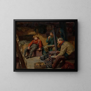 Ralph Hedley - His First Voyage.webp