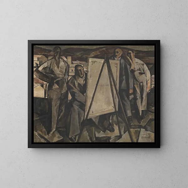 Le peintre Ramah 1922 - Ramah — inramlat konstverk på väggen
