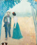 Ett par - Ramon Casas — vy av konstverket