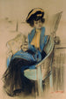 Mademoiselle CloClo - Ramon Casas — vy av konstverket