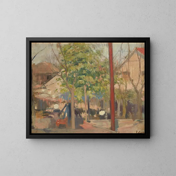 Moulin de la Galette - Ramon Casas — inramlat konstverk på väggen