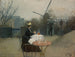 Utomhus - Ramon Casas — vy av konstverket