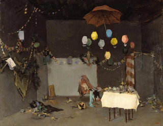 inomhus av studio - Ramon Casas — vy av konstverket