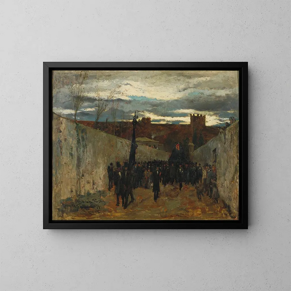 Fortuny - Ramon Tusquets — inramlat konstverk på väggen