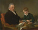 Francis Noel Clarke Mundy och hans barnbarn William Mundy - Ramsay Richard Reinagle — vy av konstverket