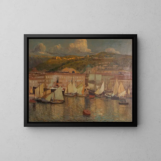 Raoul Frank - Sommerabend Hafen von Fiume.webp