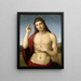 Bénédiction du Christ Que la paix soit avec vous - Raphaël — inramlat konstverk på väggen