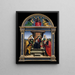 La Vierge à l'Enfant trônant avec des saints - Raphaël — inramlat konstverk på väggen