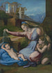 La Madone au diadème bleu - Raphaël — vy av konstverket